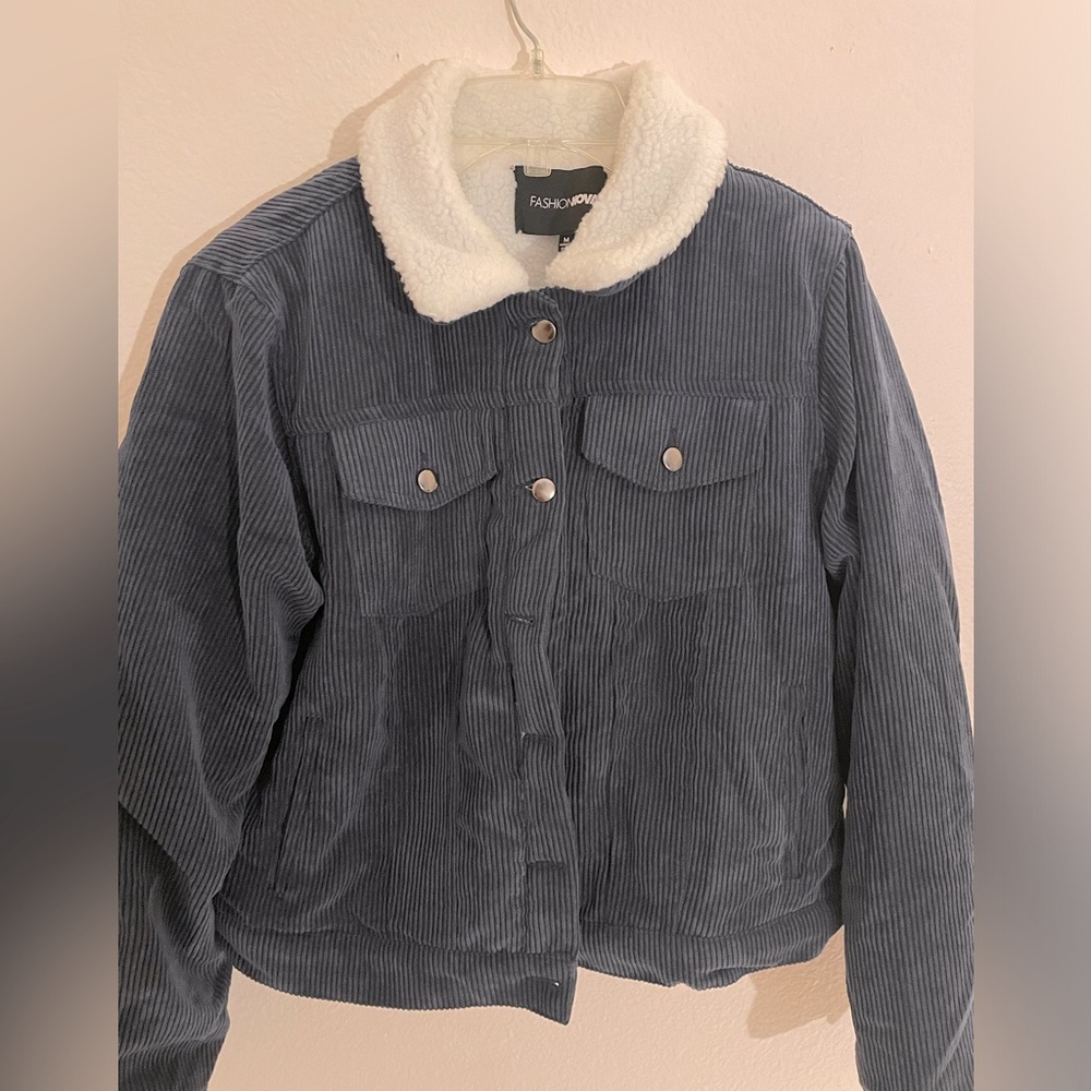 Fashion Nova Corduroy Jacket/ Size M